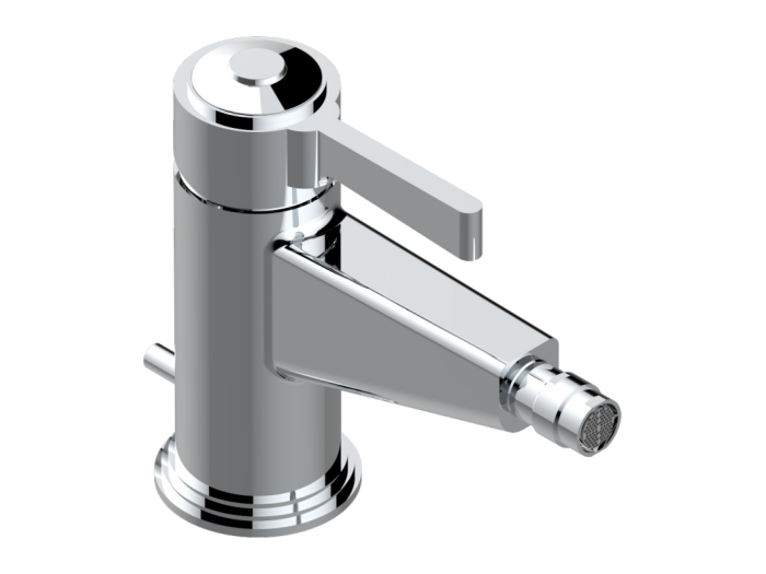 На изображении товар Смеситель THG Spirit, для биде, однорычажный, донный клапан, цвет никель от официального представителя в Москве