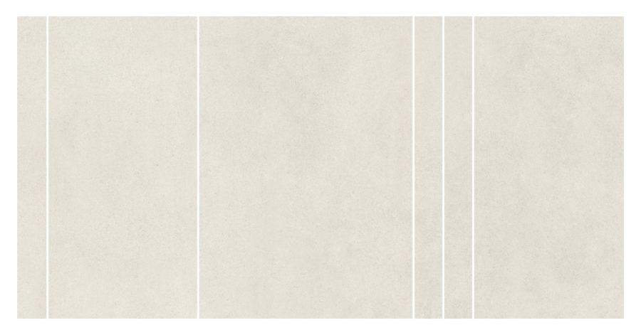 Living Ceramics Керамогранит Cava Pattern 1 White Natural 29,8x59,8