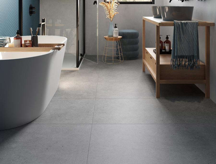 Terratinta Ceramics керамогранит Lagom Carved rectified Graphite 60x60 / 9.5 - изображение 2
