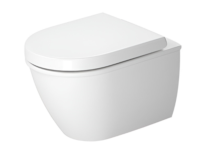 На изображении товар Унитаз Duravit Darling New Compact подвесной, 485 х 365 мм, цвет белый от официального представителя в Москве
