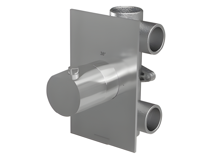 На изображении товар Термостатический смеситель встраиваемый Antonio Lupi Indigo, цвет Grafite от официального представителя в Москве