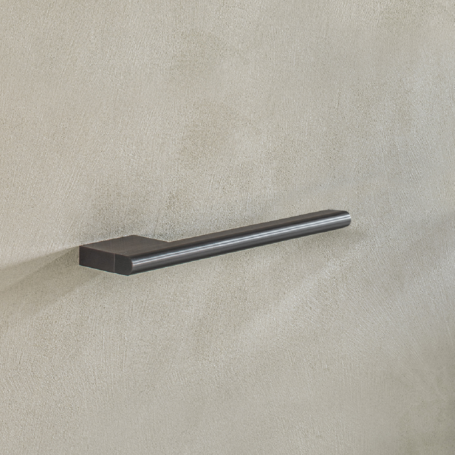Полотенцедержатель CEA Design Sixty, настенный, L. 400 мм, крепление слева, сталь, цвет сатинированная сталь - изображение 1