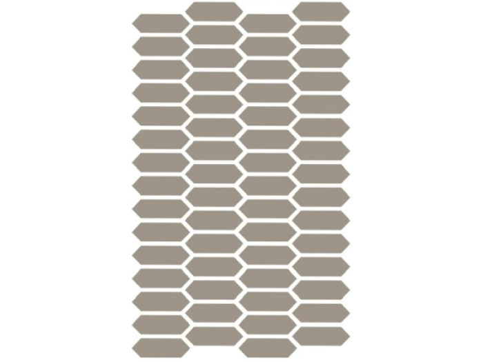 На изображении товар Etruria Керамогранит Xxs Losanga 2.5X7.5 Su Rete Monocolore Grigio от официального представителя в Москве