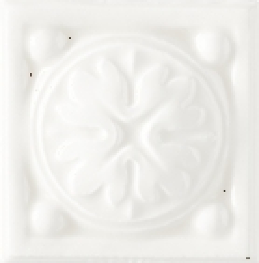 CERAMICHE GRAZIA Вставка ESSENZE VOLUTA TOZZETTO 6X6 ICE