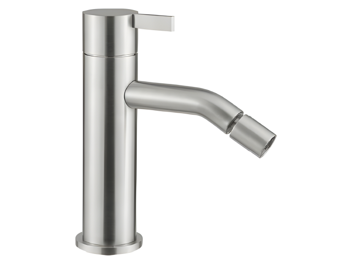 На изображении товар Смеситель для биде Antonio Lupi Essentia, однорычажный, цвет Satin Stainless Steel от официального представителя в Москве