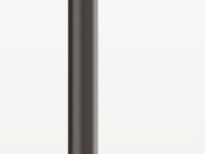 На изображении товар Смеситель для раковины Gessi Habito, встраиваемый, напольный, без донного клапана, внешняя часть, цвет Black Metal Brushed PVD от официального представителя в Москве