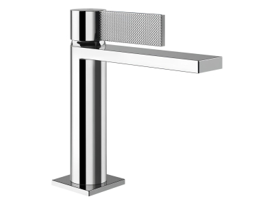Смеситель для раковины Gessi Inverso, без донного клапана, с соединительными шлангами, цвет Chrome