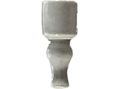 CERAMICHE GRAZIA Угловой элемент FORMAE ANGOLO TORO 6,5X2 STEEL