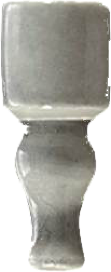 CERAMICHE GRAZIA Угловой элемент FORMAE ANGOLO TORO 6,5X2 STEEL