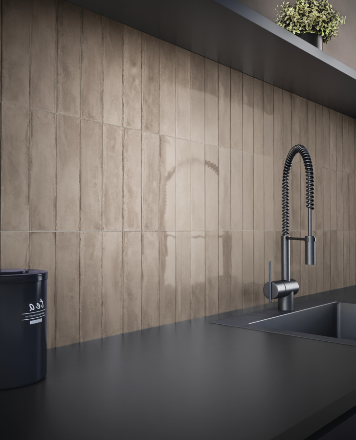 Iris Ceramica Керамическая плитка Elementi Rivestimento Visone matt 30x7,5 - изображение 1