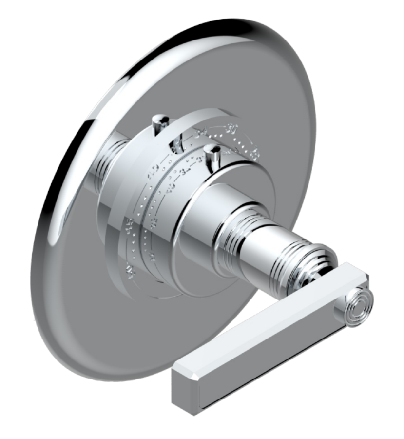 Термостат THG West Coast manette metal встраиваемый, внешняя часть, под встройку 8105N, 8200N, 8300, цвет хром