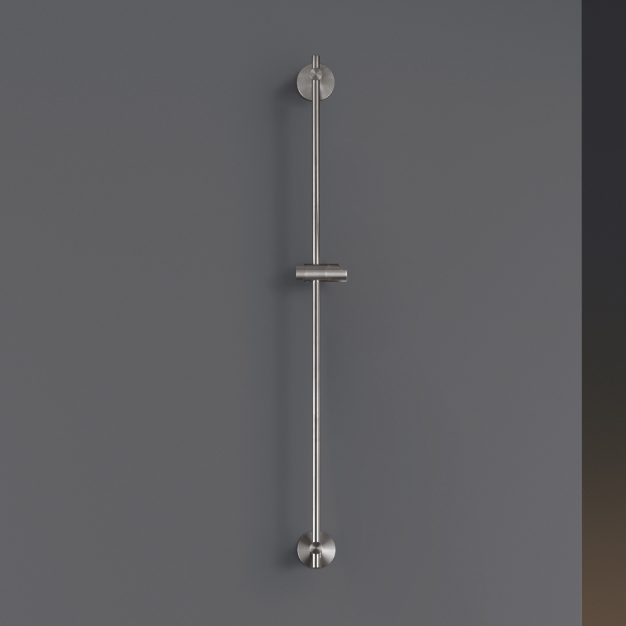 Штанга для душа CeaDesign Free Ideas, настенная, с держателем для ручного душа, Н. 800 мм, сталь, цвет Black Diamond сатинированный - изображение 1