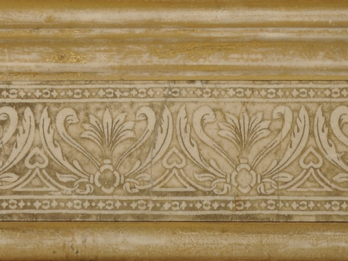 На изображении товар Akros Venezia Камень Decorative Art Le cornici San Marco M2054 Botticino 7,5X30,5X1 от официального представителя в Москве