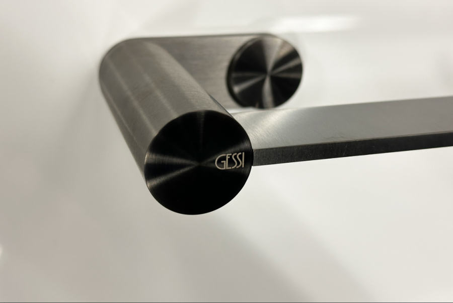 Бумагодержатель Gessi 316 настенный, без крышки, 173хh28х85 мм, цвет matte black - изображение 2