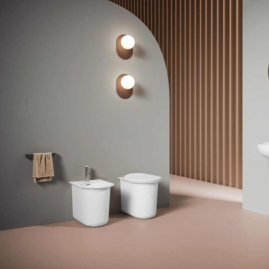 Сиденье для унитаза Artceram Chic, 530x380 мм, с механизмом плавного закрывания, фурнитура хром, цвет белый - изображение 5