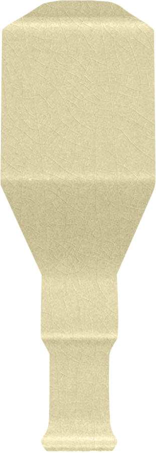 CERAMICHE GRAZIA  Угловой элемент ELEGANCE ELG 2,2X8,5 ANGOLO FINALE BONE CRAQUELE