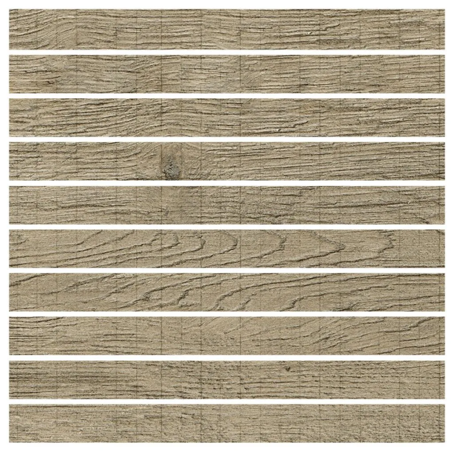 Living Ceramics Керамогранит Ombra Walnut Mosaic 330 Soft textured 29,8x29,8