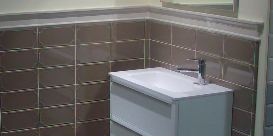 Etruria Керамическая плитка ART DÉCO 12.4X25 Vector Frame B Slate Gray - изображение 2