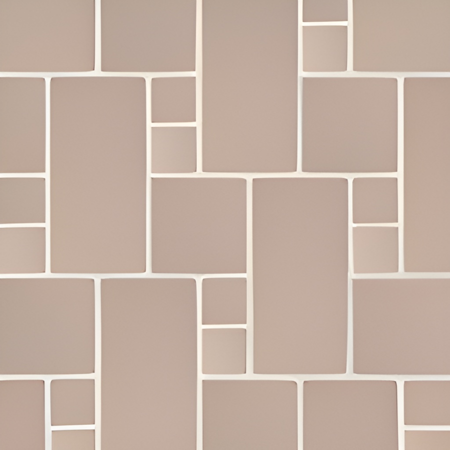 Micro. Керамогранит Microtiles Offset Mix Glaze Terracotta 35,1x30,1