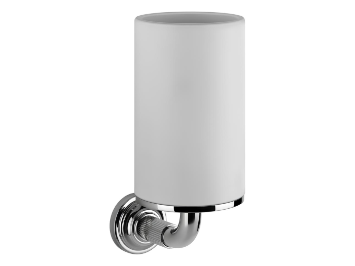 На изображении товар Стакан Gessi Venti20, настенный, ø75х182 мм, цвет Chrome от официального представителя в Москве