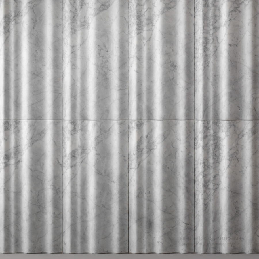 Lithos design Камень Marble Wall Coverings Drappi di Pietra Chiffon 60x120x7