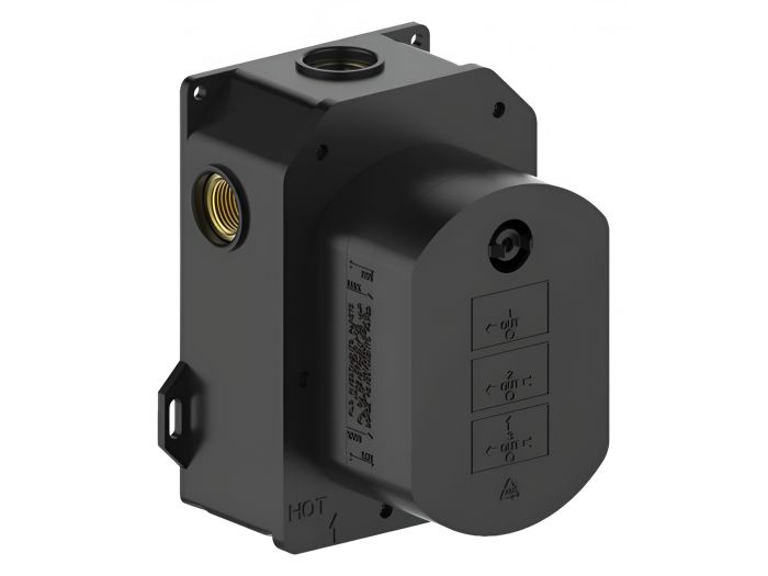 На изображении товар Скрытая часть Newform, для термостата, на 3 потребителя воды от официального представителя в Москве