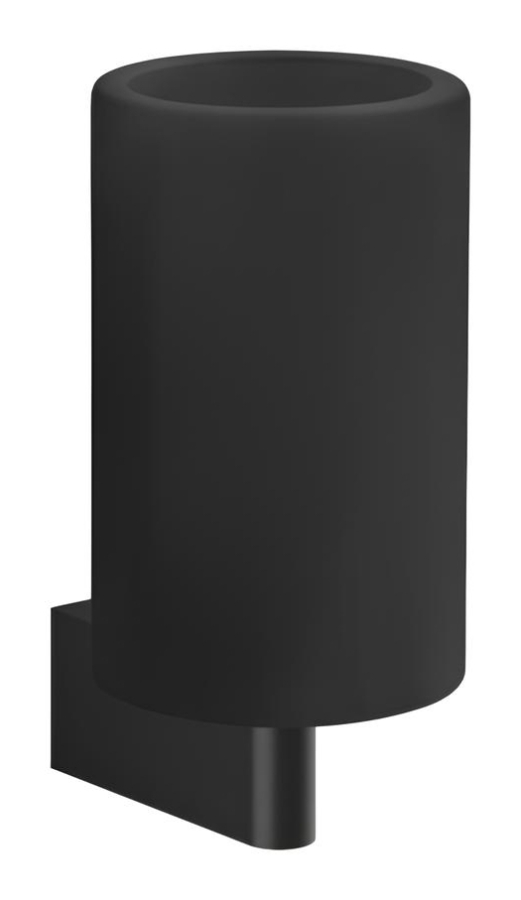 Стакан Gessi Origini Accessories, настенный, черный композитный материал, цвет Matte Black