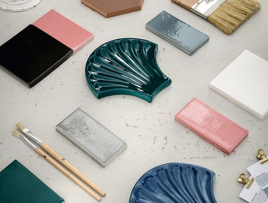 Sartoria Керамическая плитка Artigiana Le Conchiglie 06 Petrolio Glossy 15x15.5 - изображение 1