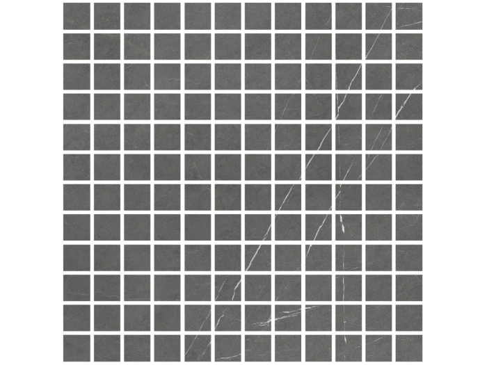 На изображении товар Living Ceramics Керамогранит Allure Anthracite Mosaic 25 Soft textured 29,8x29,8 от официального представителя в Москве