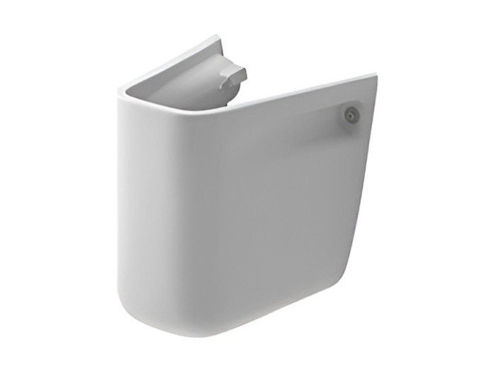 На изображении товар Полупьедестал для раковины Duravit D-Code настенный, h-270 мм, цвет белый от официального представителя в Москве