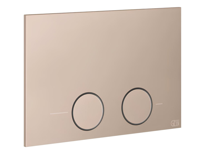 На изображении товар Клавиши смыва Gessi, для унитаза, к инсталляции TECE (TECEProfil, TECEBox), цвет Matte Cipria от официального представителя в Москве