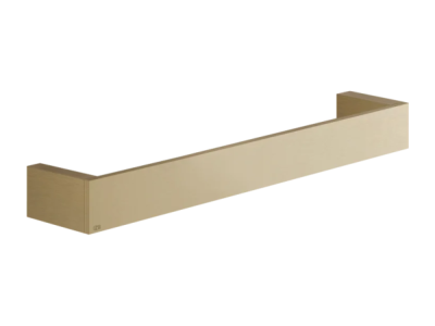 На изображении товар Полотенцедержатель Gessi Rettangolo, 300 мм, настенный, цвет Warm Bronze Brushed PVD от официального представителя в Москве