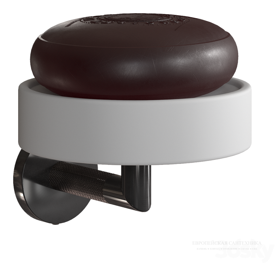 Мыльница Gessi Anello настенная, цвет White/Warm Bronze PVD - изображение 1