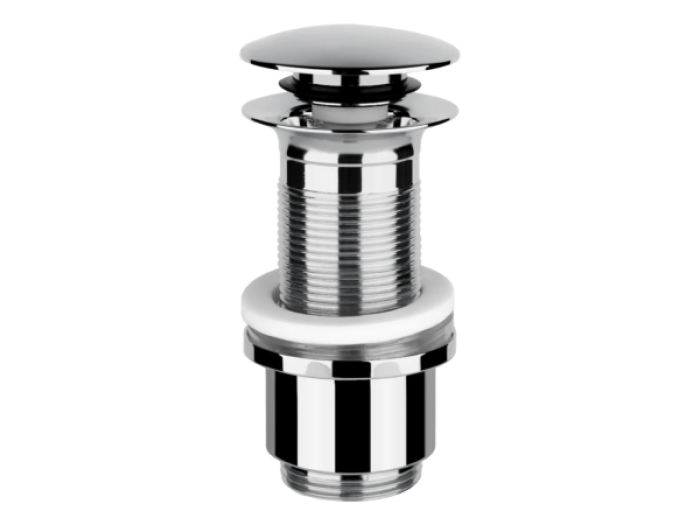 На изображении товар Донный клапан Gessi, автоматический, для раковины без перелива, диаметр крышки 63 мм, цвет хром от официального представителя в Москве