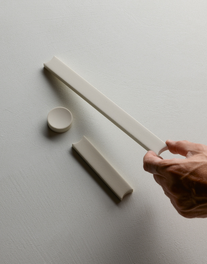 Mutina Aria керамогранит, неглазурованный, цвет Chalk - изображение 3