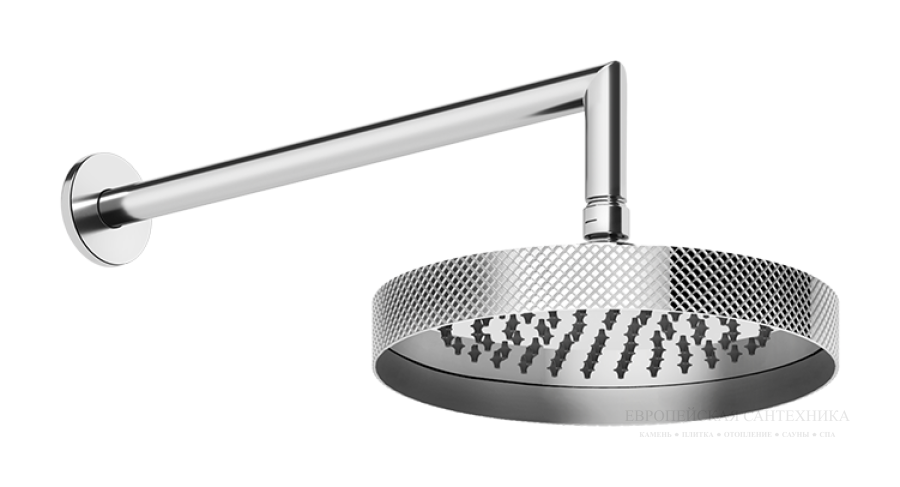 Верхний душ Gessi Anello, регулируемый, с кронштейном, цвет Chrome