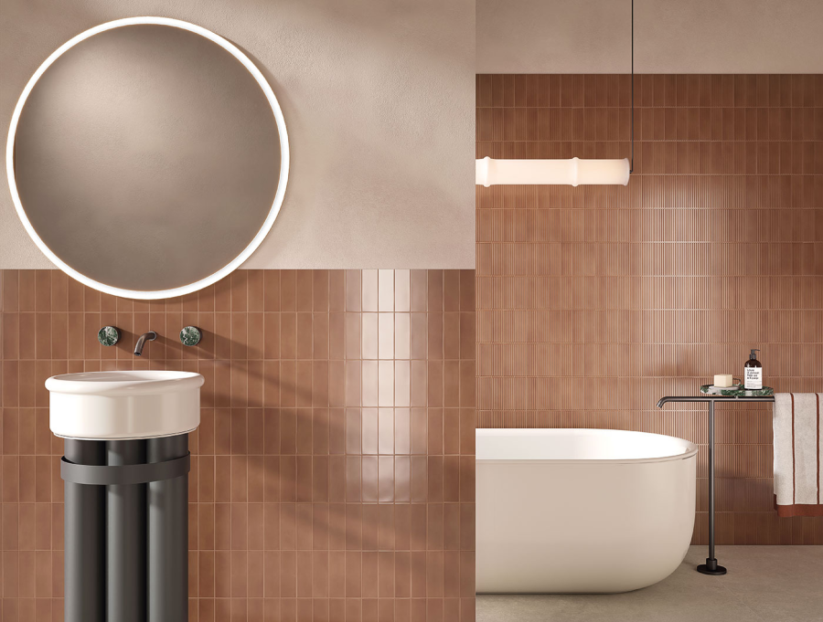 Sartoria Керамогранит Verto Filato Terra Glossy 5x15 - изображение 1