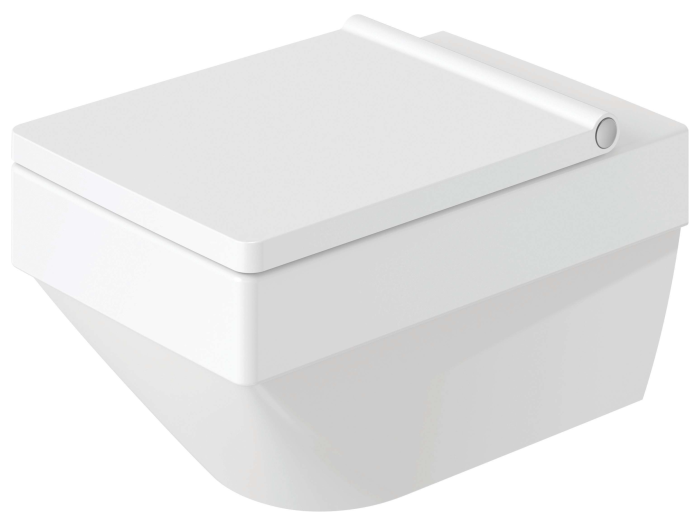На изображении товар Унитаз Duravit Vero Air Rimless подвесной, 370x570 мм, цвет белый от официального представителя в Москве