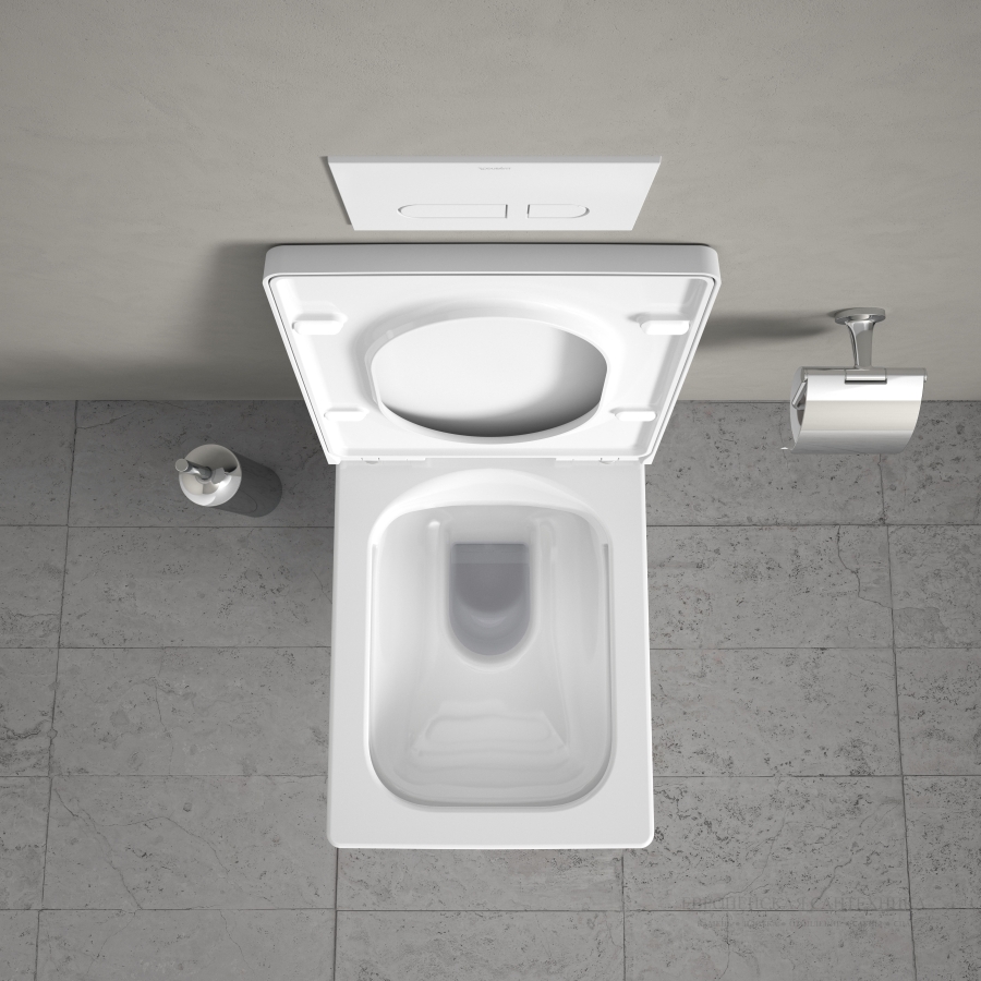 Унитаз Duravit Vero Air Rimless подвесной, 370x570 мм, цвет белый - изображение 13