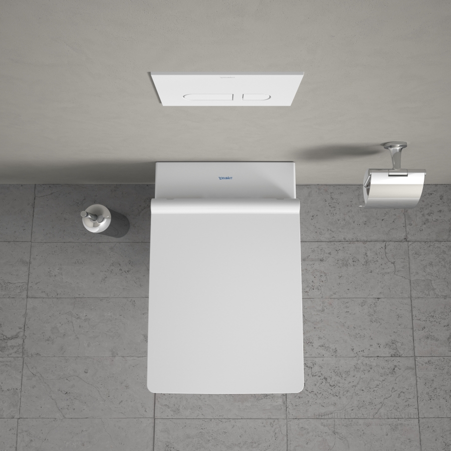 Унитаз Duravit Vero Air Rimless подвесной, 370x570 мм, цвет белый - изображение 11