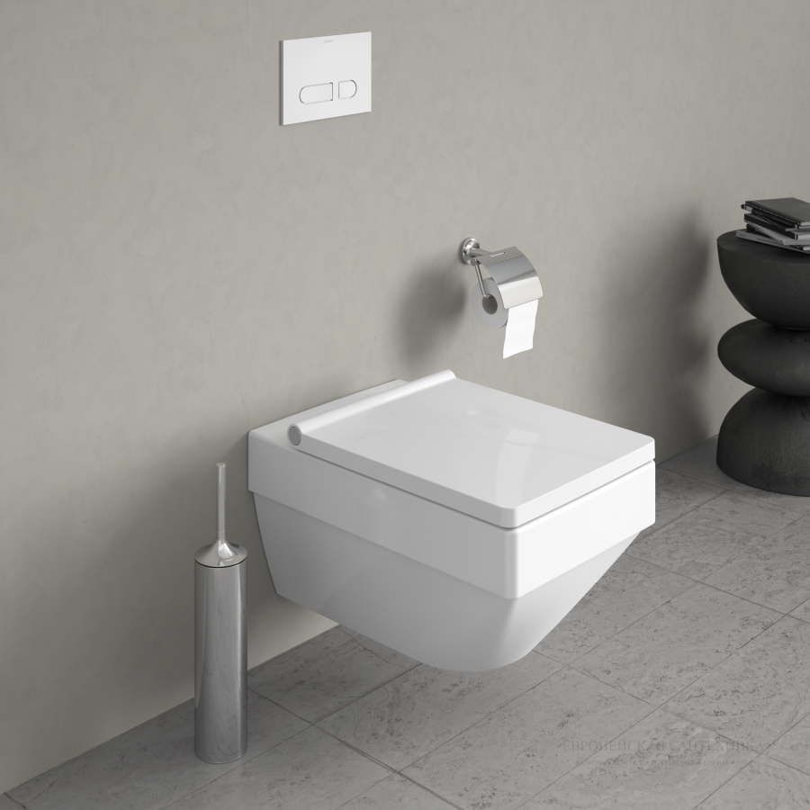 Унитаз Duravit Vero Air Rimless подвесной, 370x570 мм, цвет белый - изображение 8