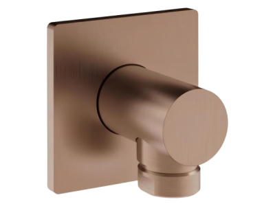 На изображении товар Шланговое подсоединение Gessi Inverso Bath&Shower, Н-60 мм, цвет Copper Brushed PVD от официального представителя в Москве