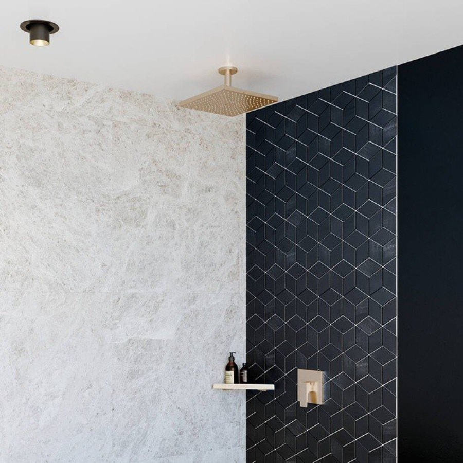Полка-корзинка для душа Hansgrohe AddStoris Q, настенная, угловая, цвет полированное золото - изображение 1
