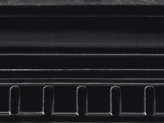 На изображении товар CERAMICHE GRAZIA Бордюр FORMAE FIDIA 10X26 EBONY от официального представителя в Москве