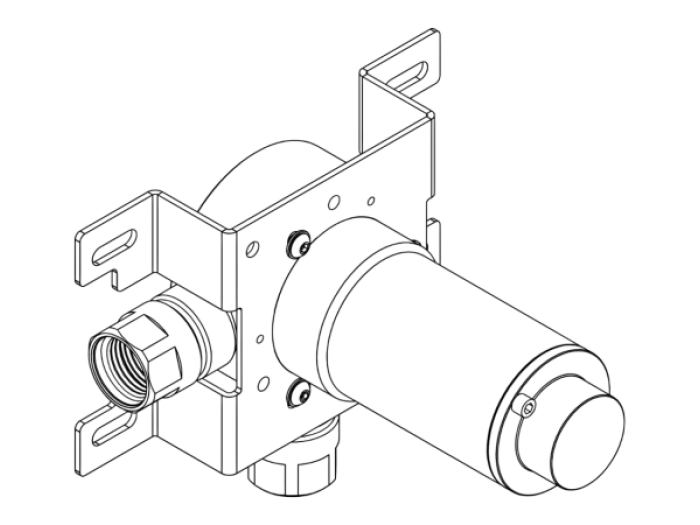 На изображении товар Скрытая часть CeaDesign Built-in parts, для настенного запорного вентиля от официального представителя в Москве