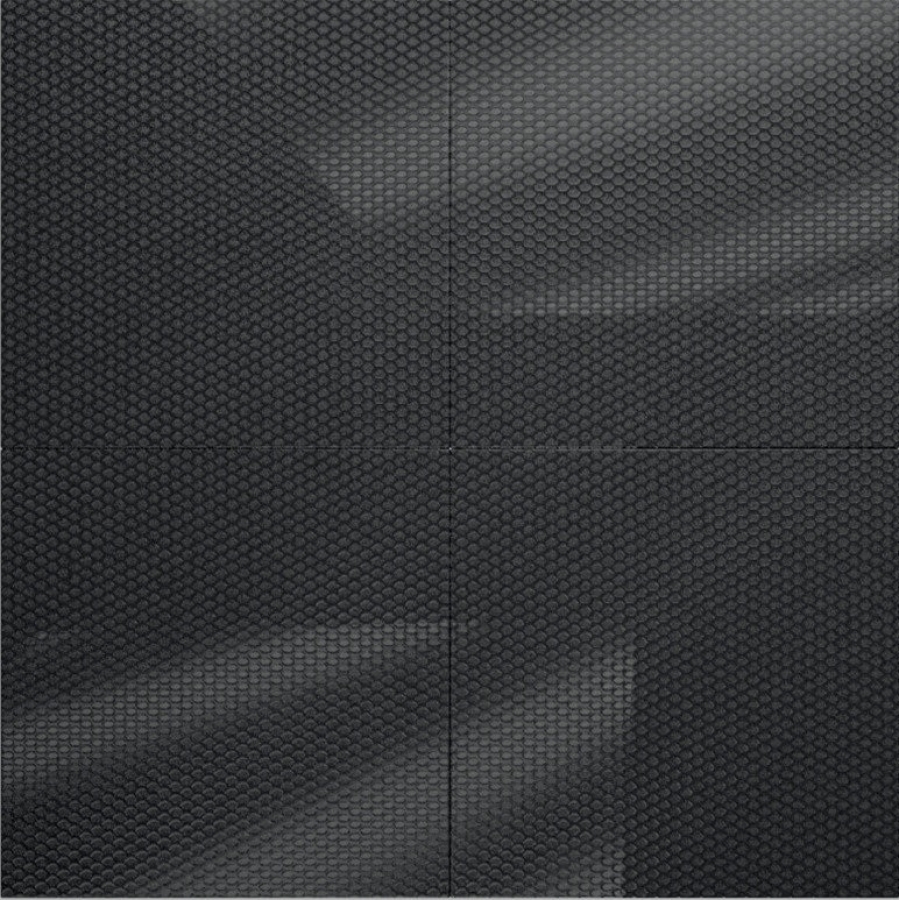 Iris Ceramica Керамическая плитка Diesel Fence Black micro glossy 20x20