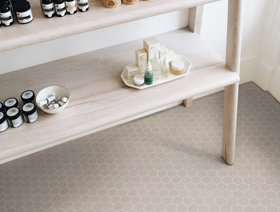 Terratinta Ceramics Мозаика, керамогранит Hexa Matt Dutch White Mosaic 31.6x31.6 (4.3x3.8) / 4.0 - изображение 1