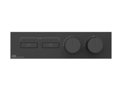 Термостат Gessi HI-FI, до 2-х функций одновременно, встраиваемый, цвет Matte Black