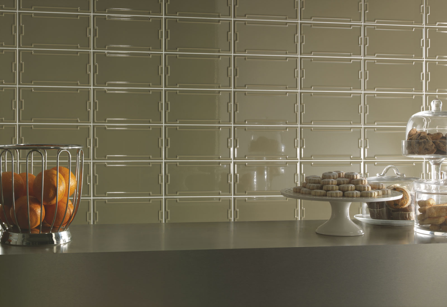 Etruria Керамическая плитка ART DÉCO 12.4X25 Vector Frame C Asparagus - изображение 2