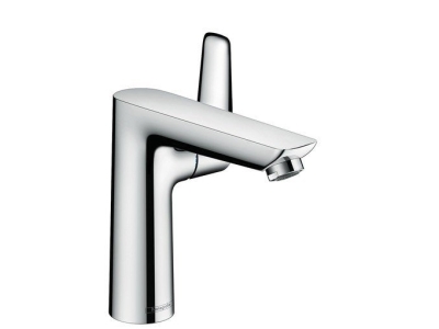 Смеситель для раковины Hansgrohe Talis E, ComfortZone 150, однорычажный, без донного клапана, цвет Хром